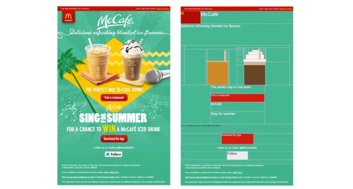mccafe email campaign